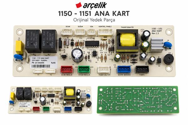 Arçelik 1150 - 1151 ana kart 