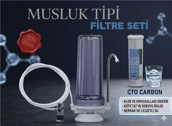 Musluk Tipi Filtre Seti - Şeffaf