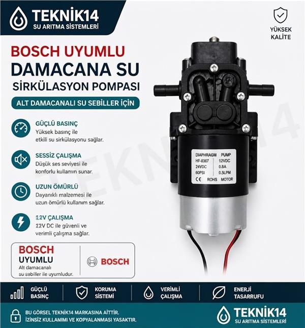 BOSCH SU SEBİLİ DAMACANA SU SİRKİLASYON POMPASI