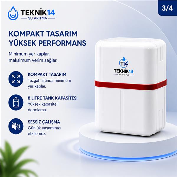 221 Şeffaf Seri - Pompalı Su Arıtma Cihazı